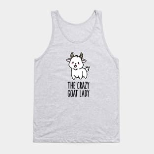 Crazy goat lady funny goat lover farm farmer gift Tank Top